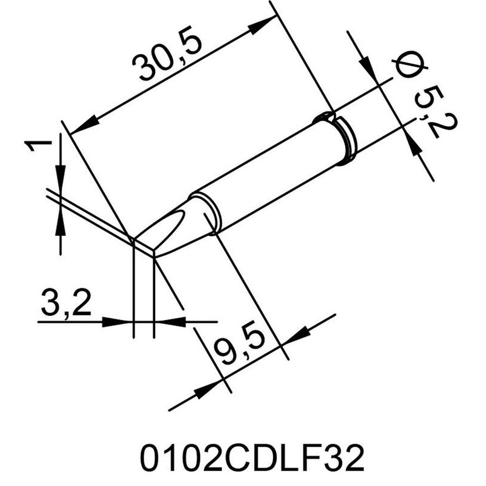 Копия наконечника ERSA d-0102CDLF32