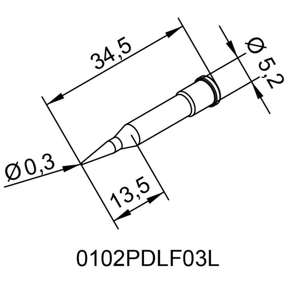 Наконечник ERSA 0102PDLF03L