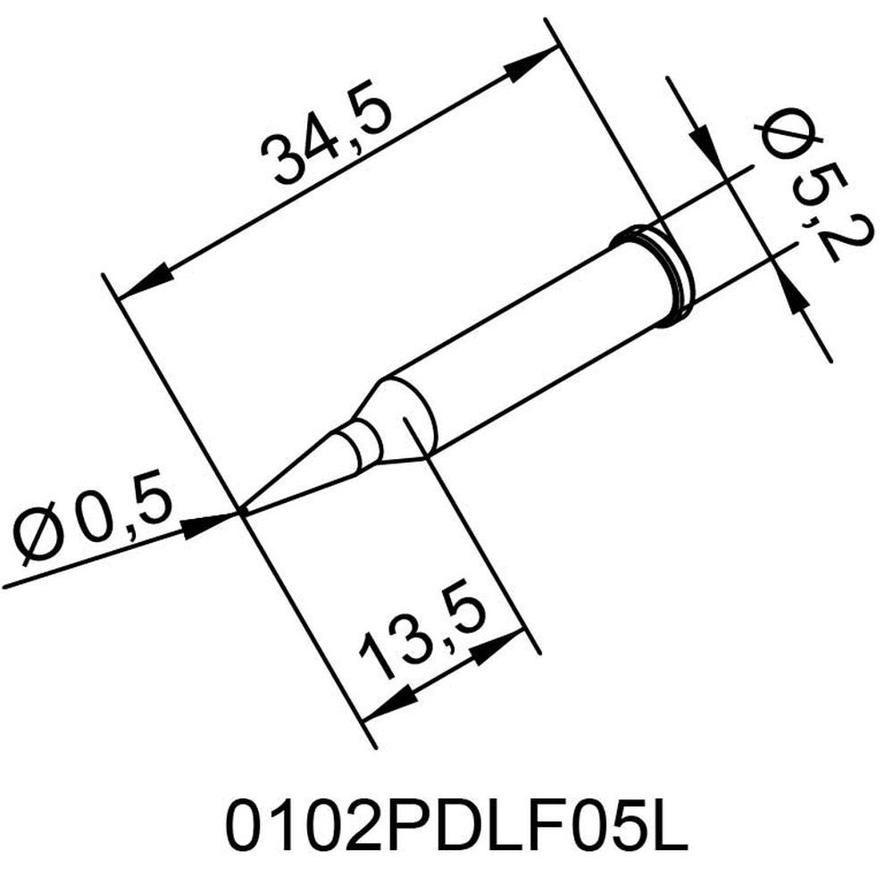 Наконечник ERSA 0102PDLF05L