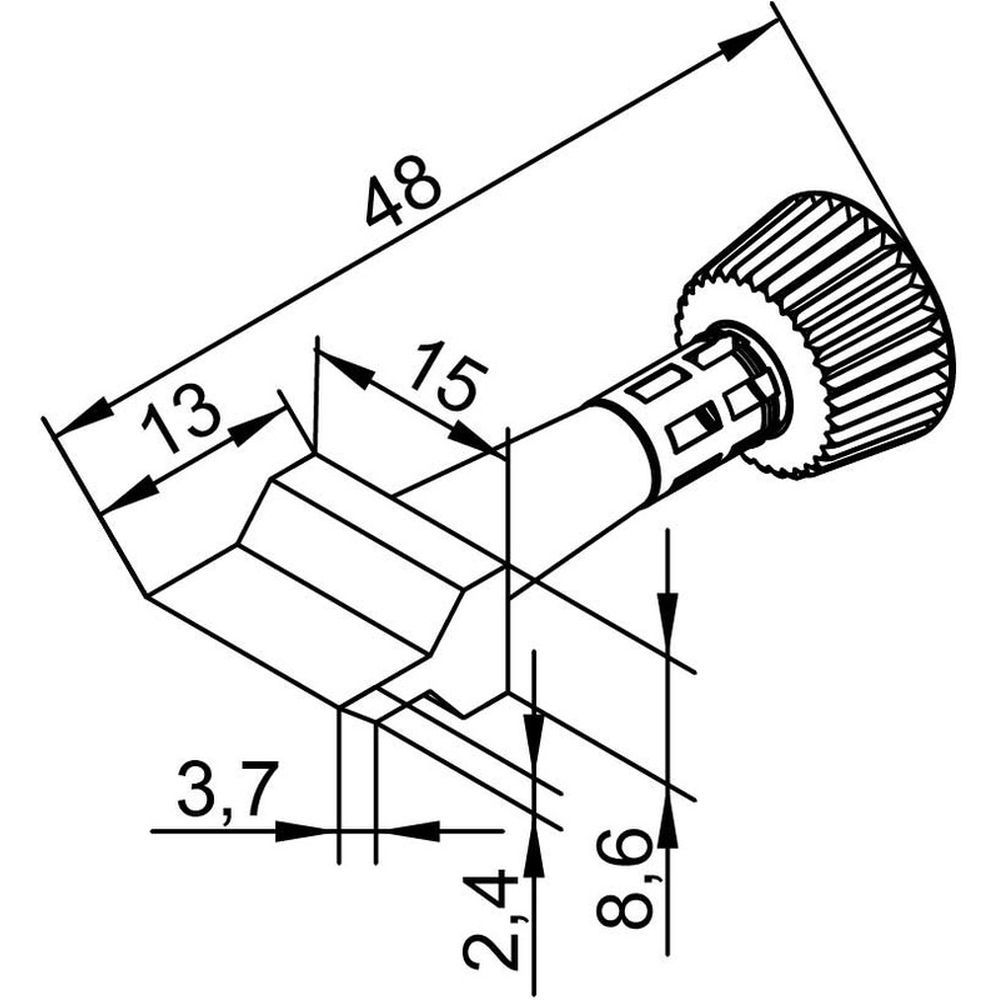 Наконечник ERSA 0102ZDLF150