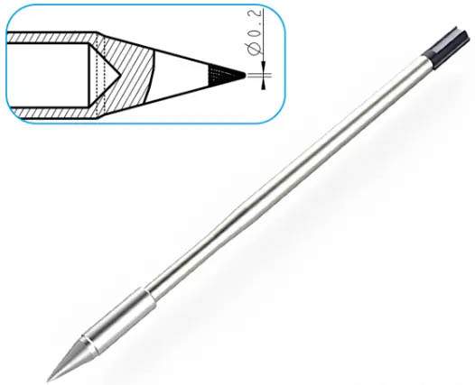 Atten T9130-0.2Si. Картридж-наконечник для ST-1509-130, конус 0.2мм