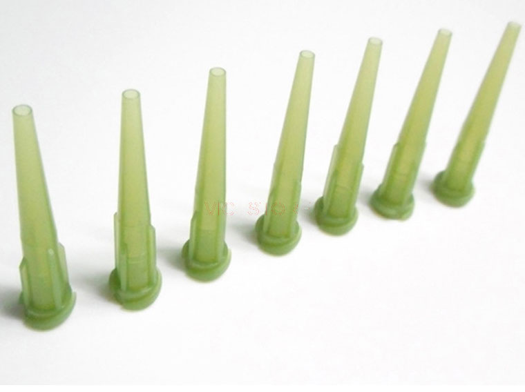 VMATIC VCX14. Иглы пластиковые конические TT 14G ID 1.50+/-0.03 Olive (50 шт)