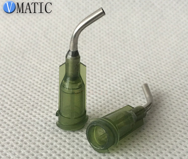 Наконечник VMATIC VCW1405045 для дозатора TE 14G X 1/2" OLIVE BENT 45 DEG DIAM 1.55 x 2.10MM (50шт)