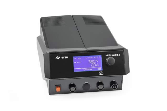 Ersa 0ICV2035AP Станция паяльная i-CON VARIO2 MK2, без инструментов, с вакуумной и воздушной помпой, USB