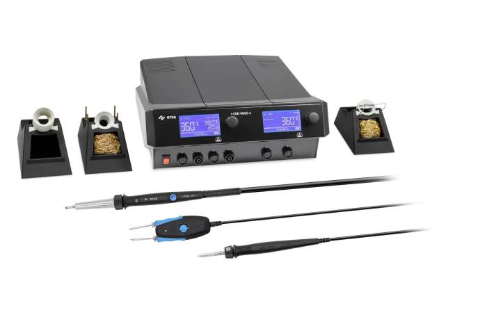 Профессиональная паяльная станция ERSA VARIO4 MK2
Комплектация станции ERSA 0ICV4005AIC
Микропаяльник CHIP-TOOL Vario для точной пайки