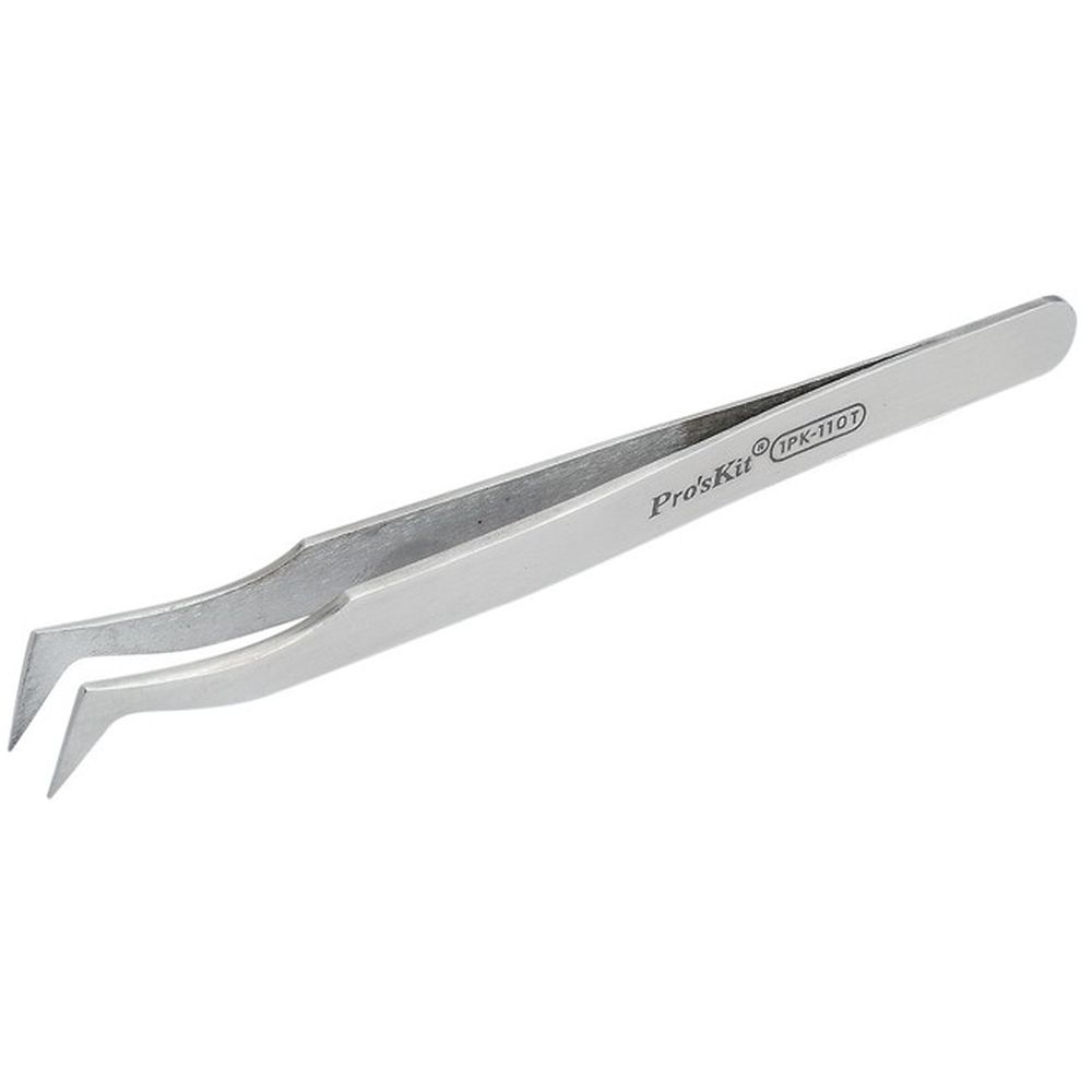 Пинцет антимагнитный изогнутый ProsKit 1PK-110T 120 мм