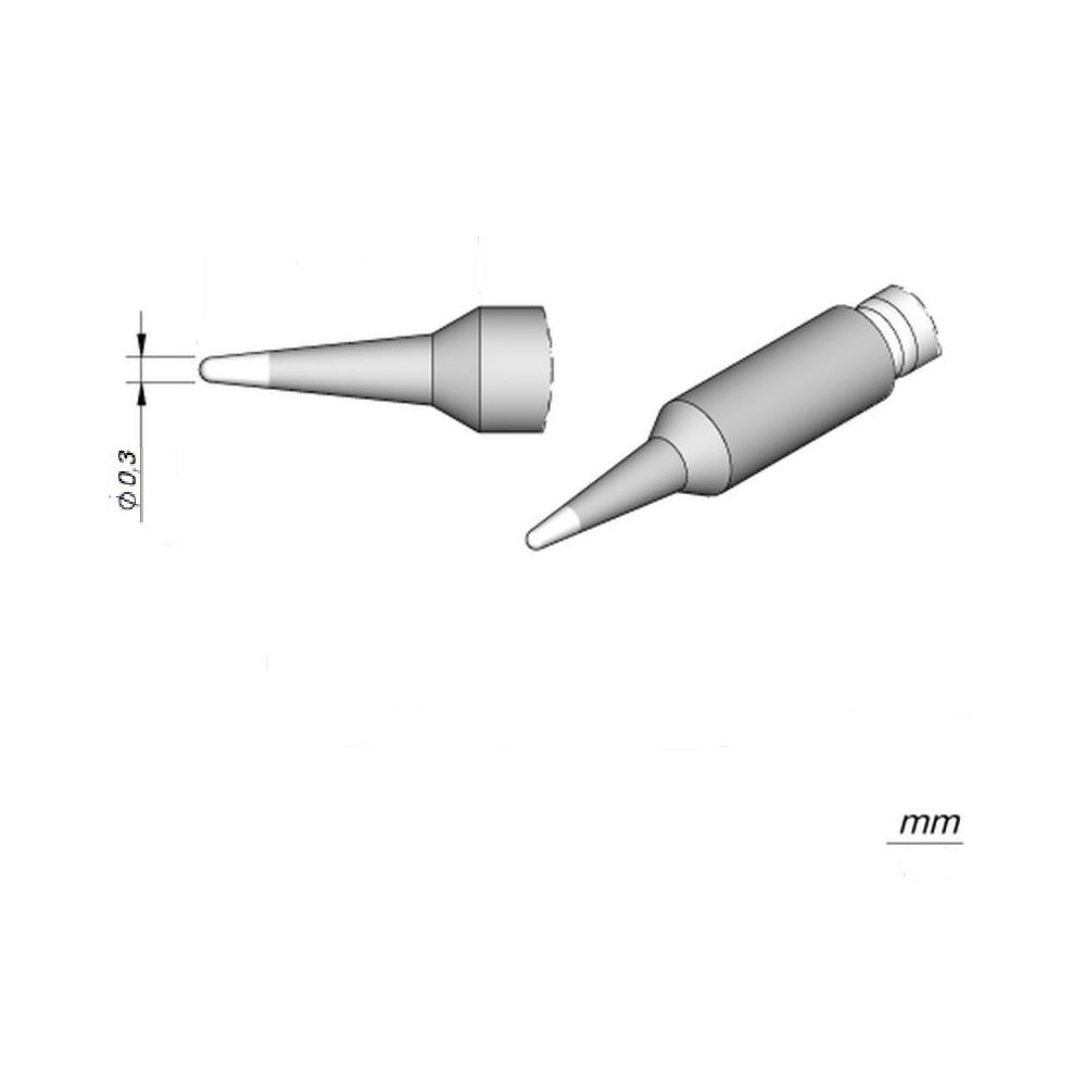 Наконечник JBC C210-032 конический 0,3 мм