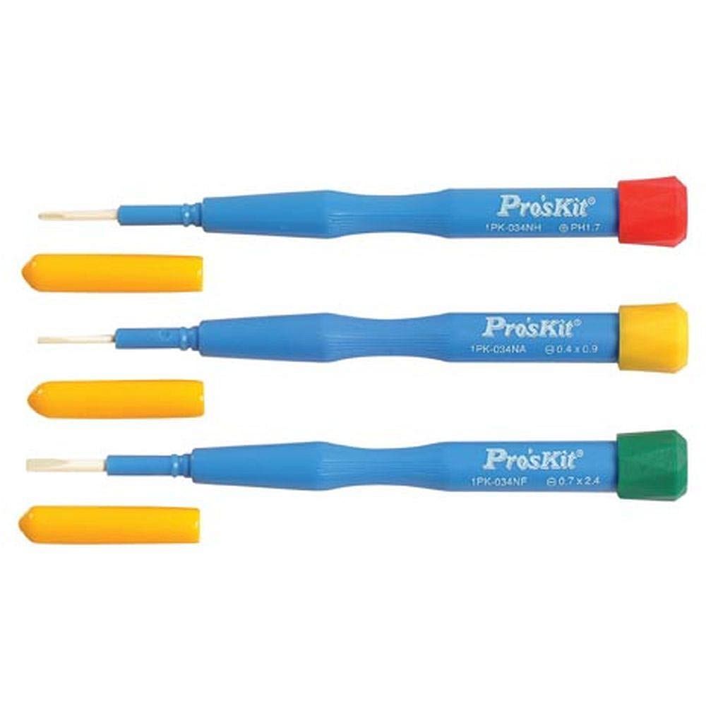 Керамическая шлицевая отвертка  ProsKit 1PK-034NE