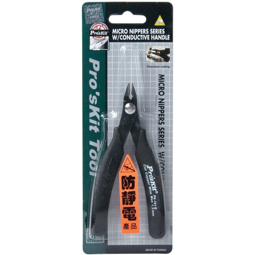 Мини кусачки антистатические ProsKit 1PK-101-E (130 мм.)