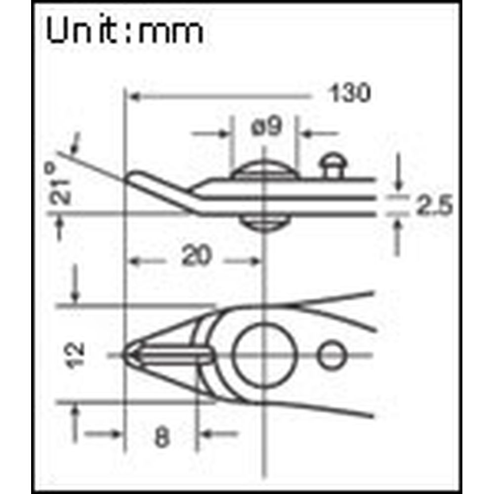 Мини кусачки антистатические ProsKit 1PK-101-E (130 мм.)