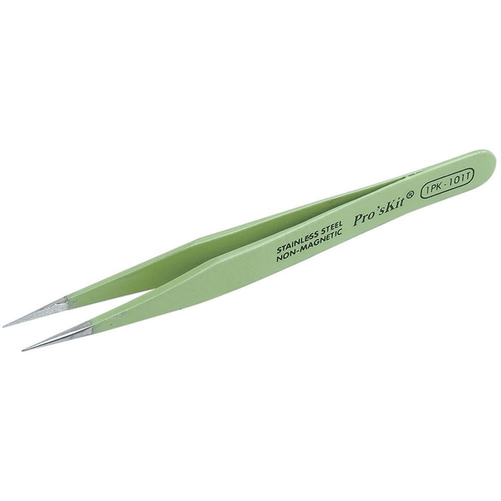 Пинцет изолированный антимагнитный ProsKit 1PK-101T (120 мм.)