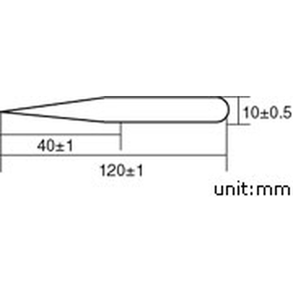 Пинцет изолированный антимагнитный ProsKit 1PK-101T (120 мм.)