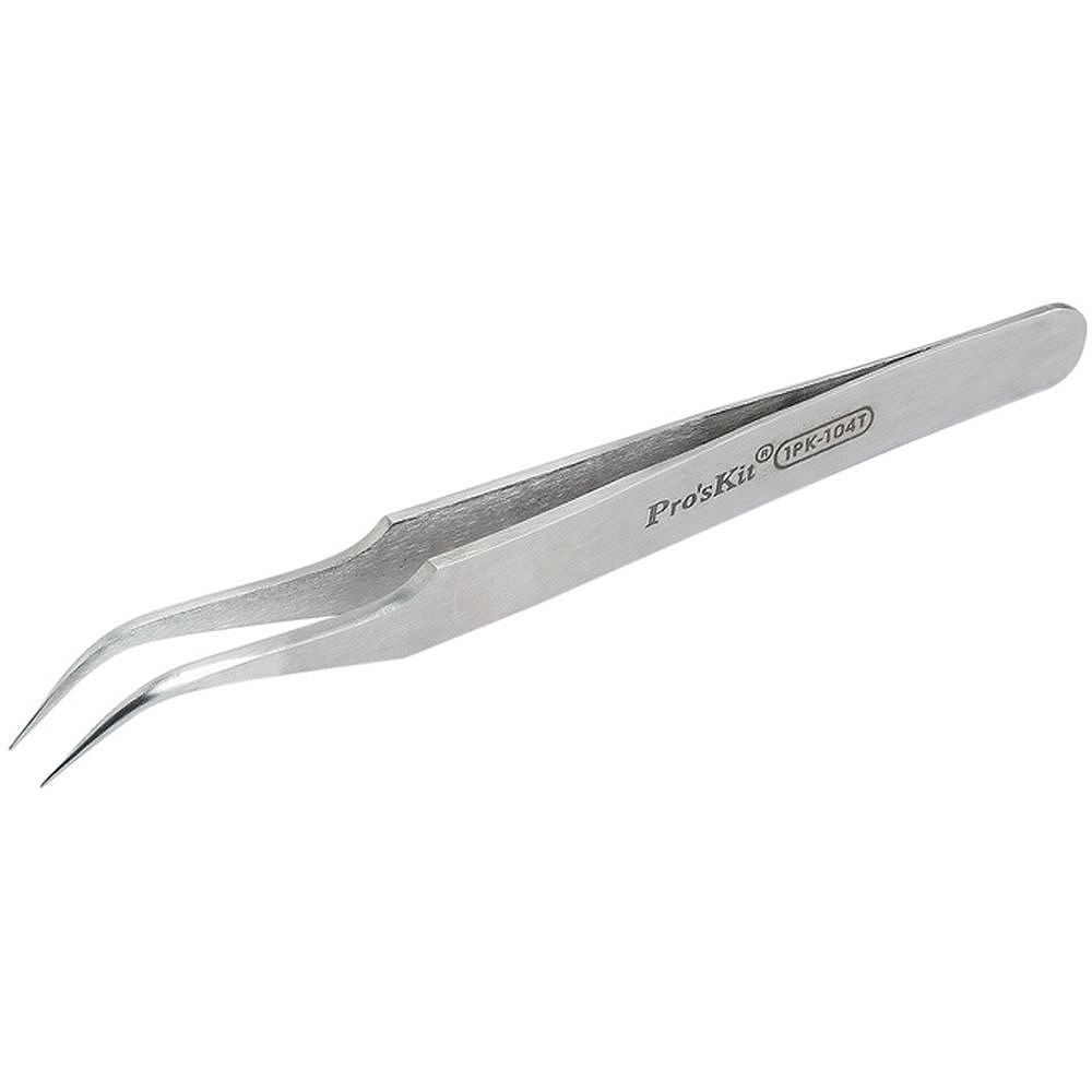 Пинцет изогнутый антимагнитный Proskit 1PK-104T (120 мм.)