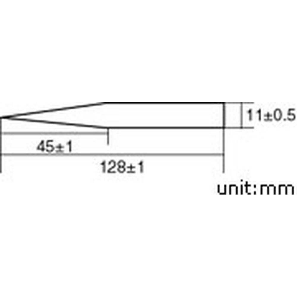 Пинцет антимагнитный Proskit 1PK-112T (128 мм.)
