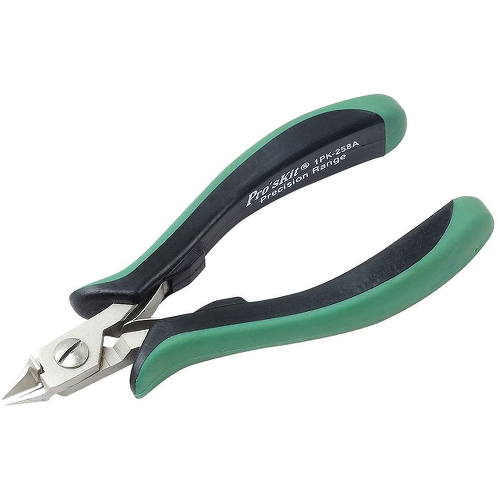 Кусачки с острыми носами и рессорной возвратной пружиной ProsKit 1PK-258A (125 мм.)