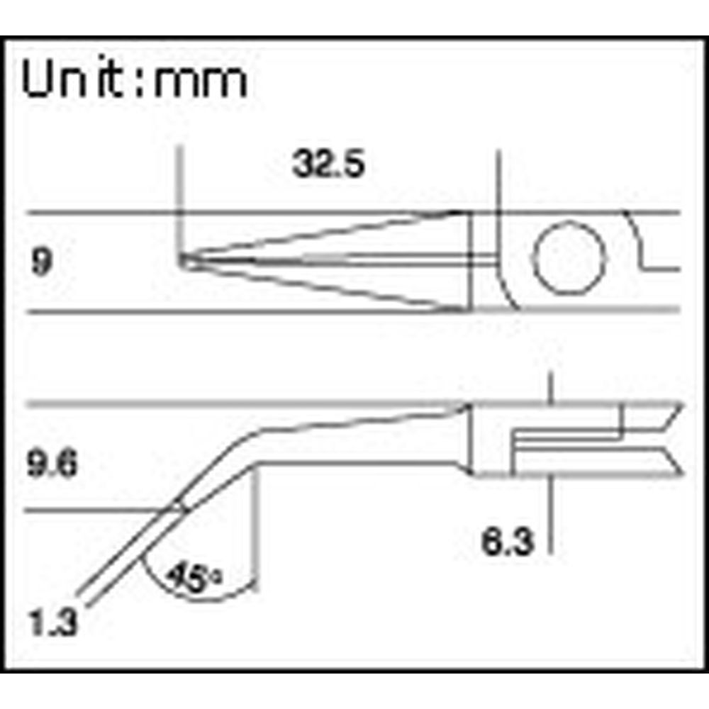 Длинногубцы изогнутые 1PK-27 (135мм) (снят с производства)
