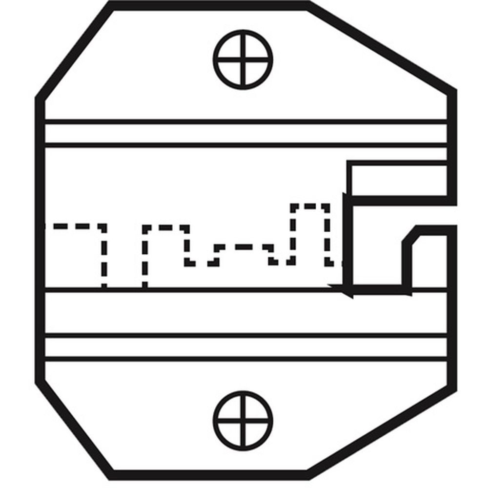 Сменная матрица для обжима коннекторов 8P8C/RJ45 ProsKit 1PK-3003D14
