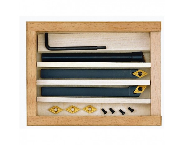 Proxxon 24556. Комплект резцов со сменными твердосплавными накладками, 10х10 мм