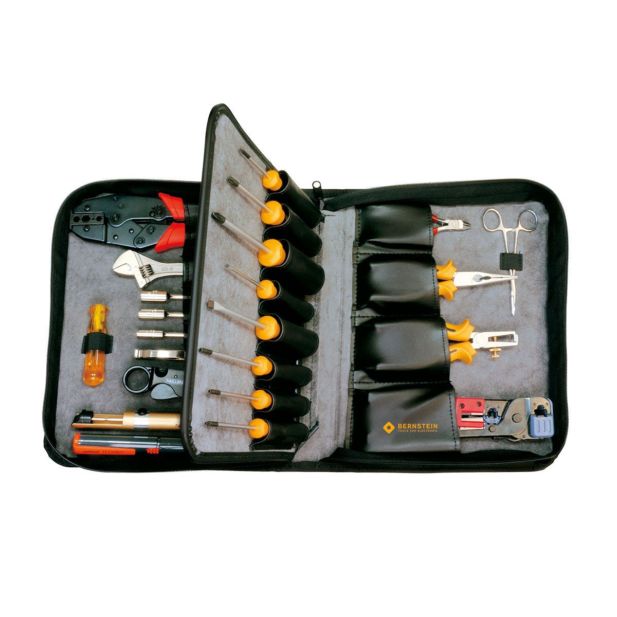 Bernstein 2700. Набор инструментов для обслуживания сетей NETWORK в футляре (23 предметов)