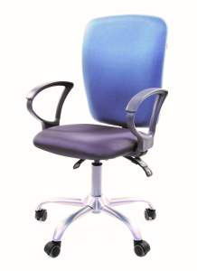 Офисное кресло CHAIRMAN  9801, ткань стандарт,  серый/голубой
