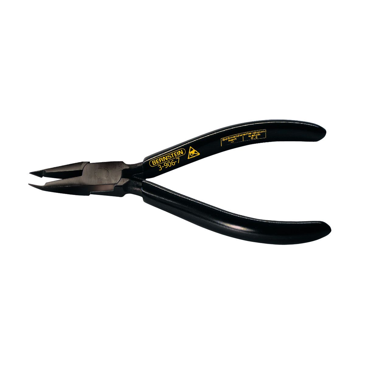 Bernstein 3-906-7. Бокорезы ESD BLACKline 125 мм режущая кромка под углом