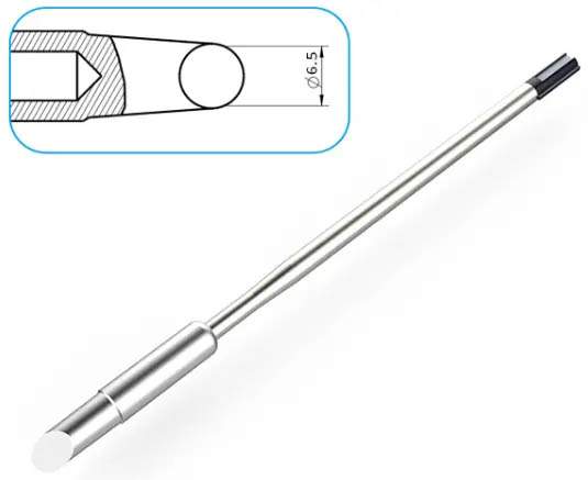 Atten T9150-6.5C. Картридж-наконечник для ST-1509, косой срез 6.5 х 16мм