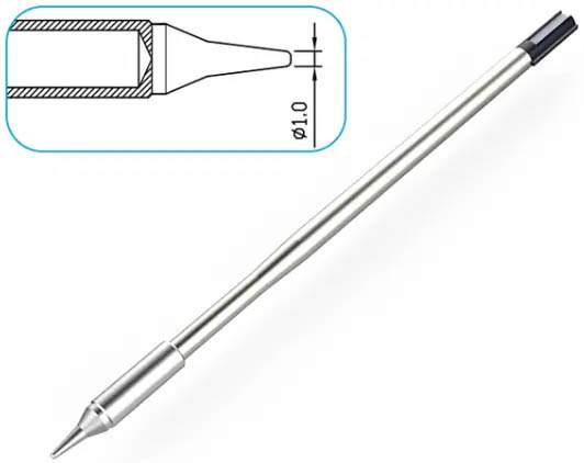 Atten T9130-1.0i. Картридж-наконечник для ST-1509, конус 1.0 х 10мм