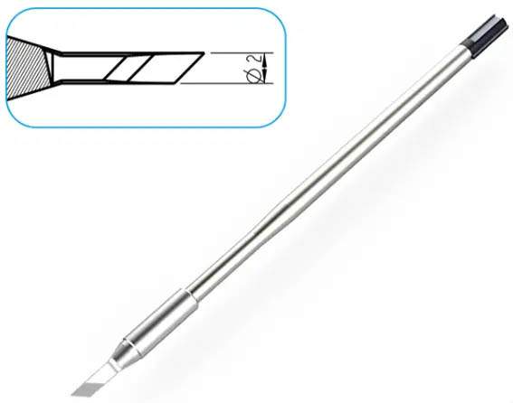 Atten T9130-2.0SK. Картридж-наконечник для ST-1509, ножевидный 2.0мм