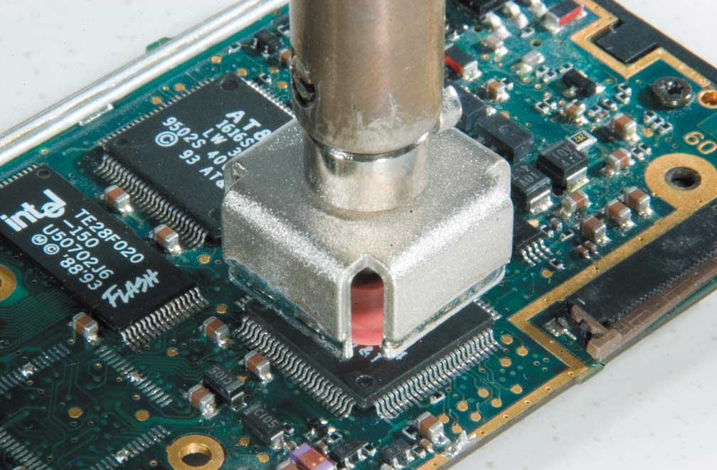 Вакуумный паяльник PACE 6993-0266 SX100 с подставкой и наконечником 1121-0931 (синий разъем)