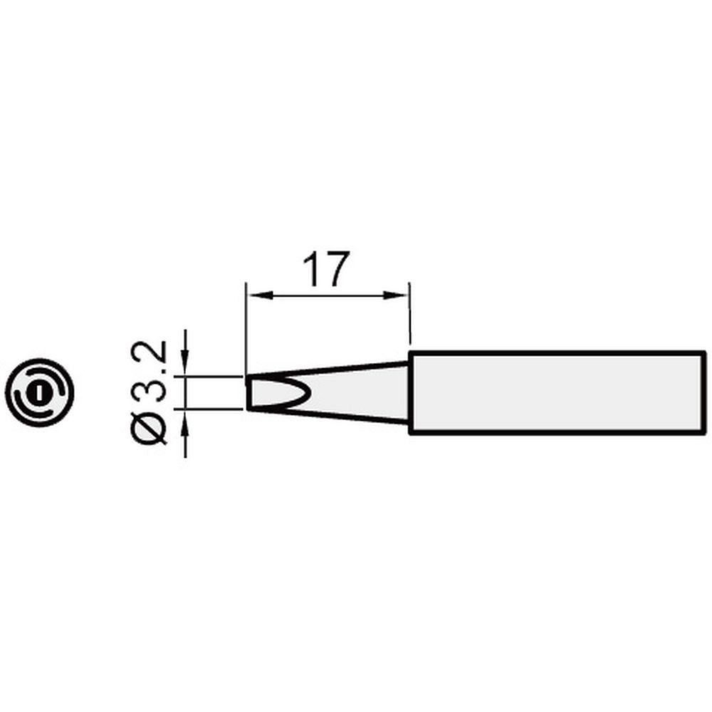 Жало ProsKit 5SI-216N-3.2D для паяльника