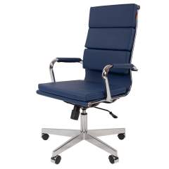Офисное кресло CHAIRMAN 750, экокожа, синий