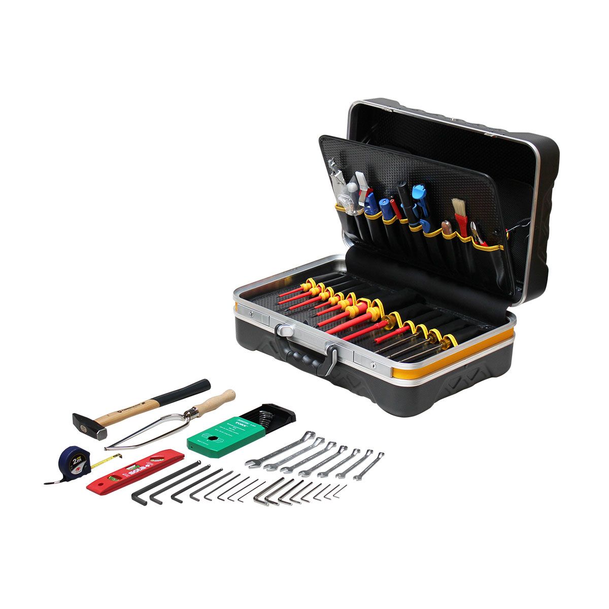 Bernstein 6750. Набор инструментов SECURITY в чемодане PROTECTION (54 предмета)