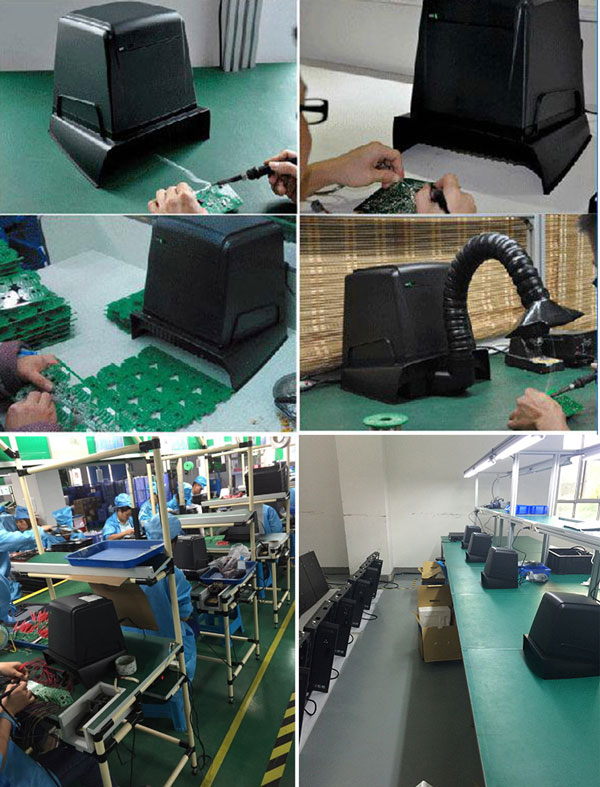 FumeClear TF-300-50. Дымоуловитель настольный FUMECLEAR TF-300 с дымоприемником 50мм