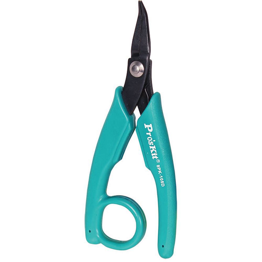 Длинногубцы с загнутыми носами ProsKit 8PK-105D (145 мм.)