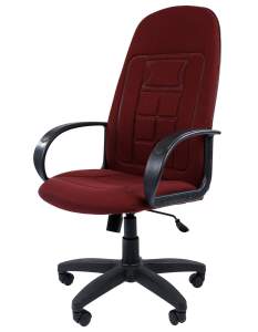 Офисное кресло CHAIRMAN 727, ткань стандарт,  бордовый