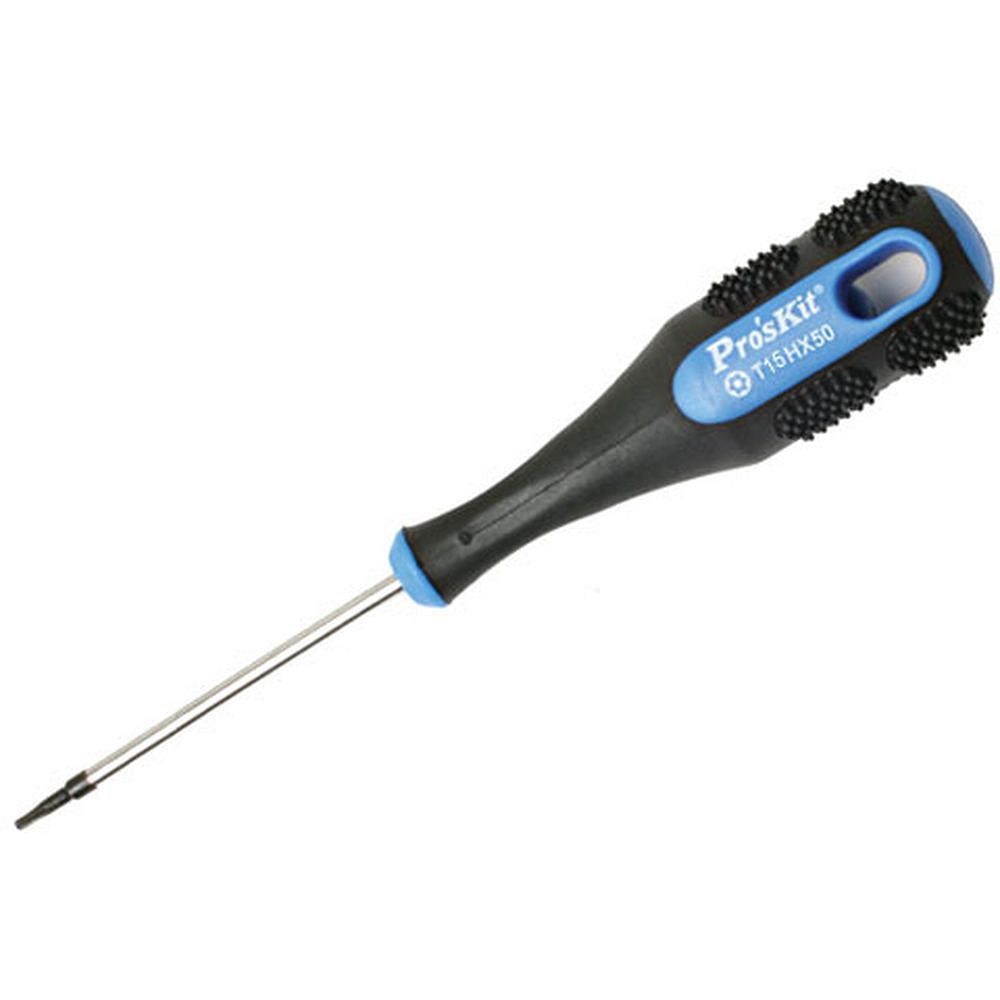 Отвертка профессиональная ProsKit 9SD-200-T15H (3.0x75мм.) с антивандальной защитой