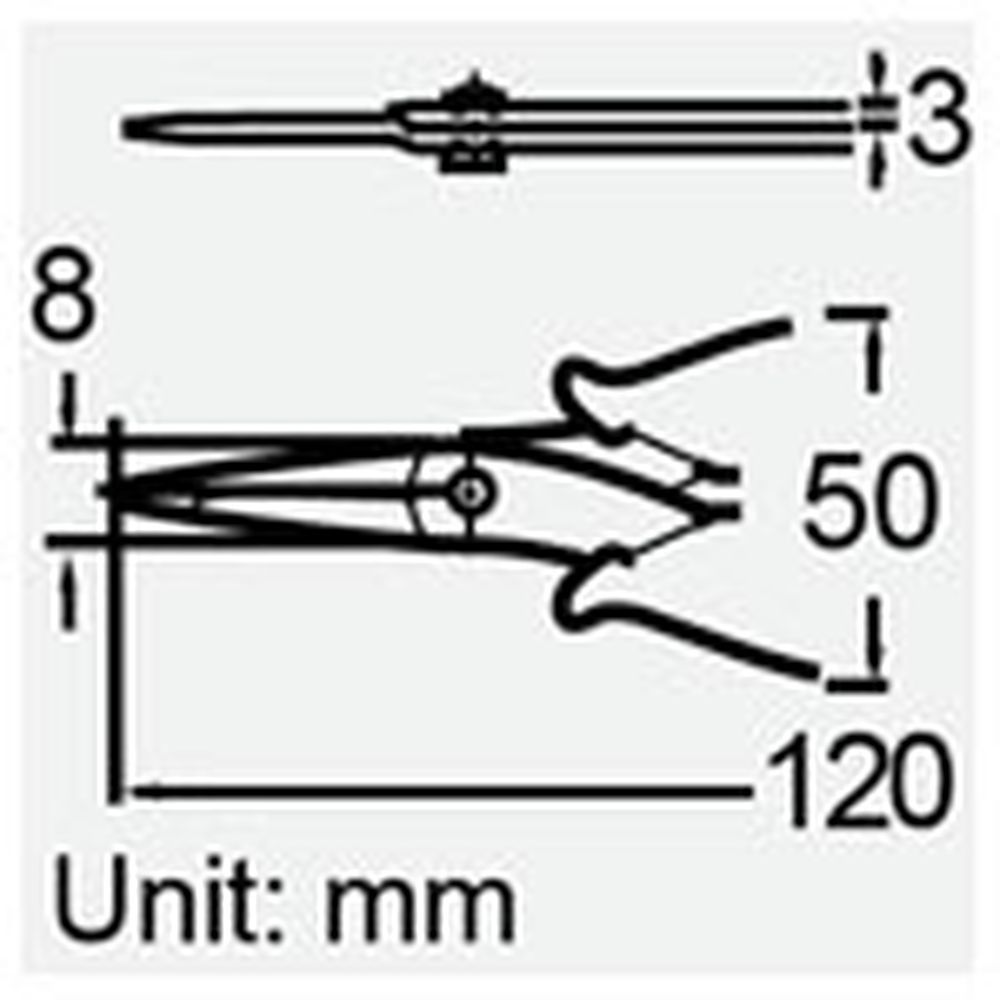 Кусачки-длинногубцы ProsKit PM-396G