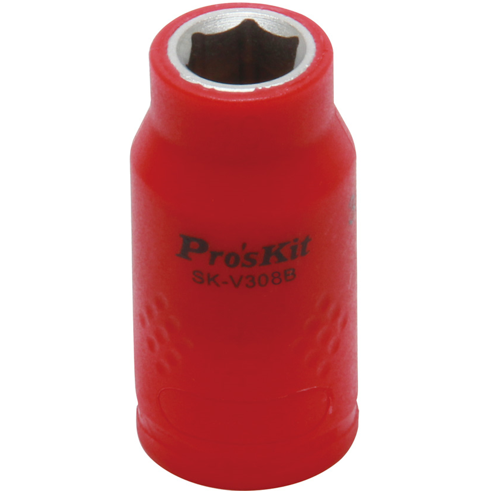 Изолированная 3/8 дюйма торцевая головка  Proskit SK-V308B 8 мм (1000 В - VDE)