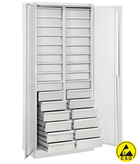 Шкаф для хранения комплектующих антистатический ШКХ-1 ESD