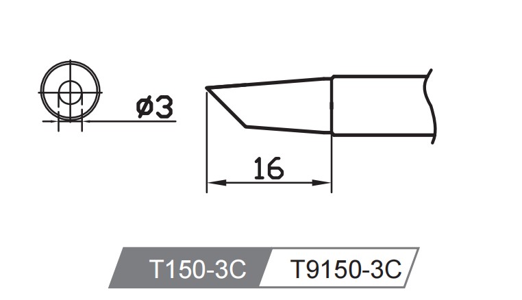 Atten T9150-3C. Картридж-наконечник для ST-1509