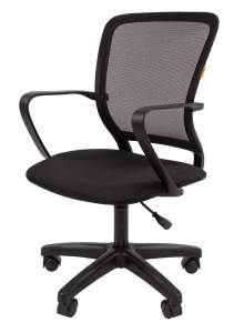 Офисное кресло CHAIRMAN 698 LT, ткань стандарт/сетчатый акрил,  черный