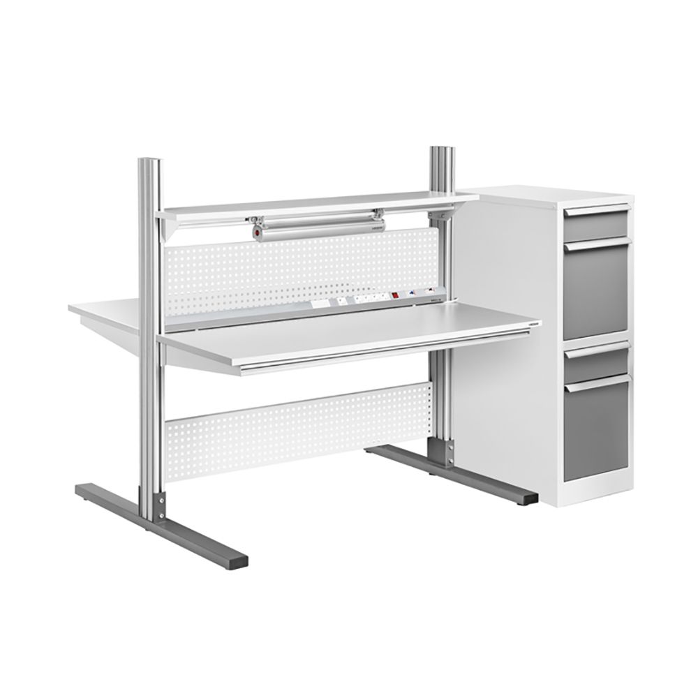 Стол рабочий антистатический Викинг АЛЬФА островной АЛФ-О-15-7 ESD