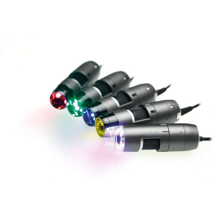 Dino-Lite AM4115T-GRFBY. Микроскоп EDGE 1,3 Мп с флуоресцентным излучением (480 нм и 575 нм)