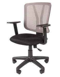 Офисное кресло CHAIRMAN 626,Ткань TW/ Сетчатый акрил, черный/серый