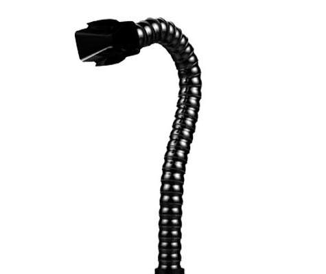 FumeClear FC-75-SQ. Дымоприемник гибкий 75мм х 1,4м с прямоугольным раструбом