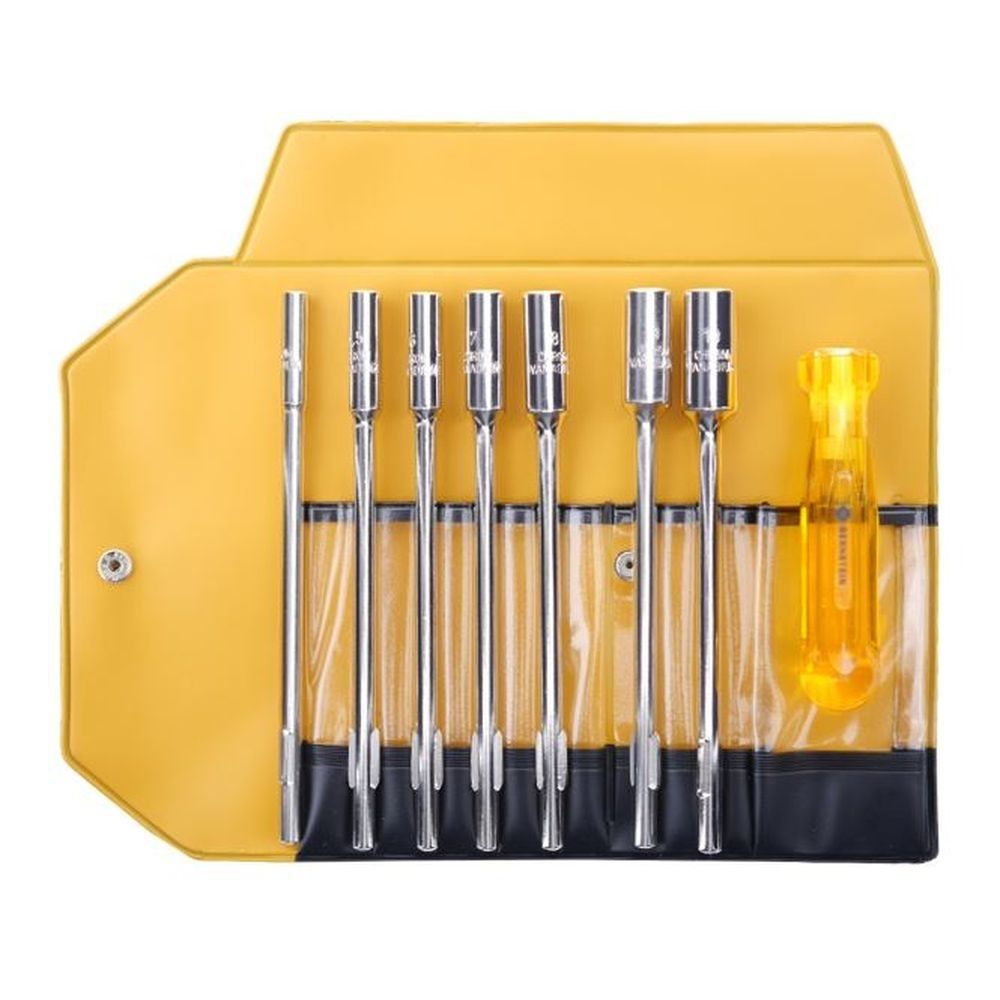 Bernstein 6-200. Набор торцевых ключей со съемной рукояткой в чехле (8 предметов)