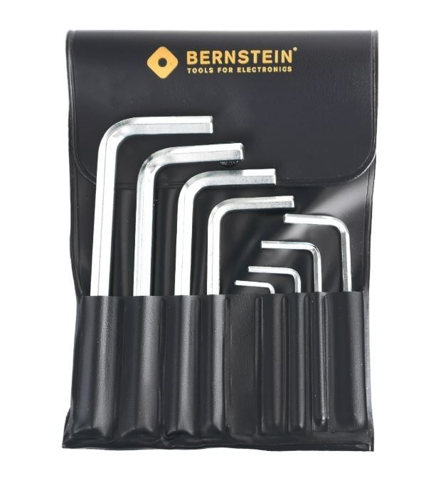 Bernstein 6-820. Набор шестигранных ключей угловых в футляре (8 предметов)