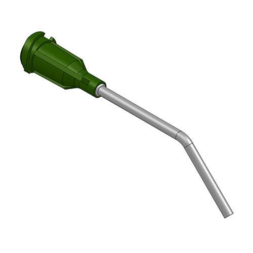 VMATIC VCW1415045. Наконечник дозатора TE 14G X 1-1/2" OLIVE BENT 45 DEG DIAM 1.55 x 2.10MM (QTY=50)