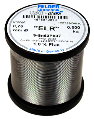 Припой Felder Sn60Pb39Cu1 (Sn60Pb38Cu2) RA:2,5% 1,0мм