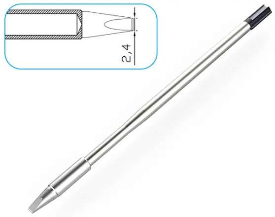 Atten T9130-2.4D. Картридж-наконечник для ST-1509, клиновидный 2.4 х 10мм